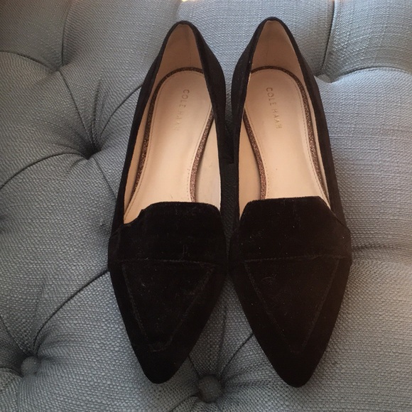 cole haan velvet shoes